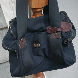 Eddie Bauer Black Canvas Duffle Bag